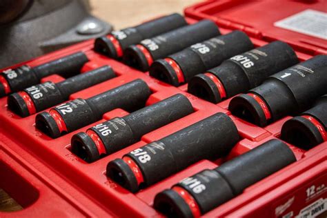 Snap-on's collection of vehicle power impact wrenches is also available. . Snap on 1 2 socket set